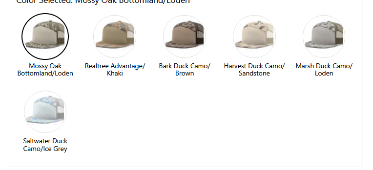 "Chicken Scratch" Hat Black/Copper (Richardson 168)