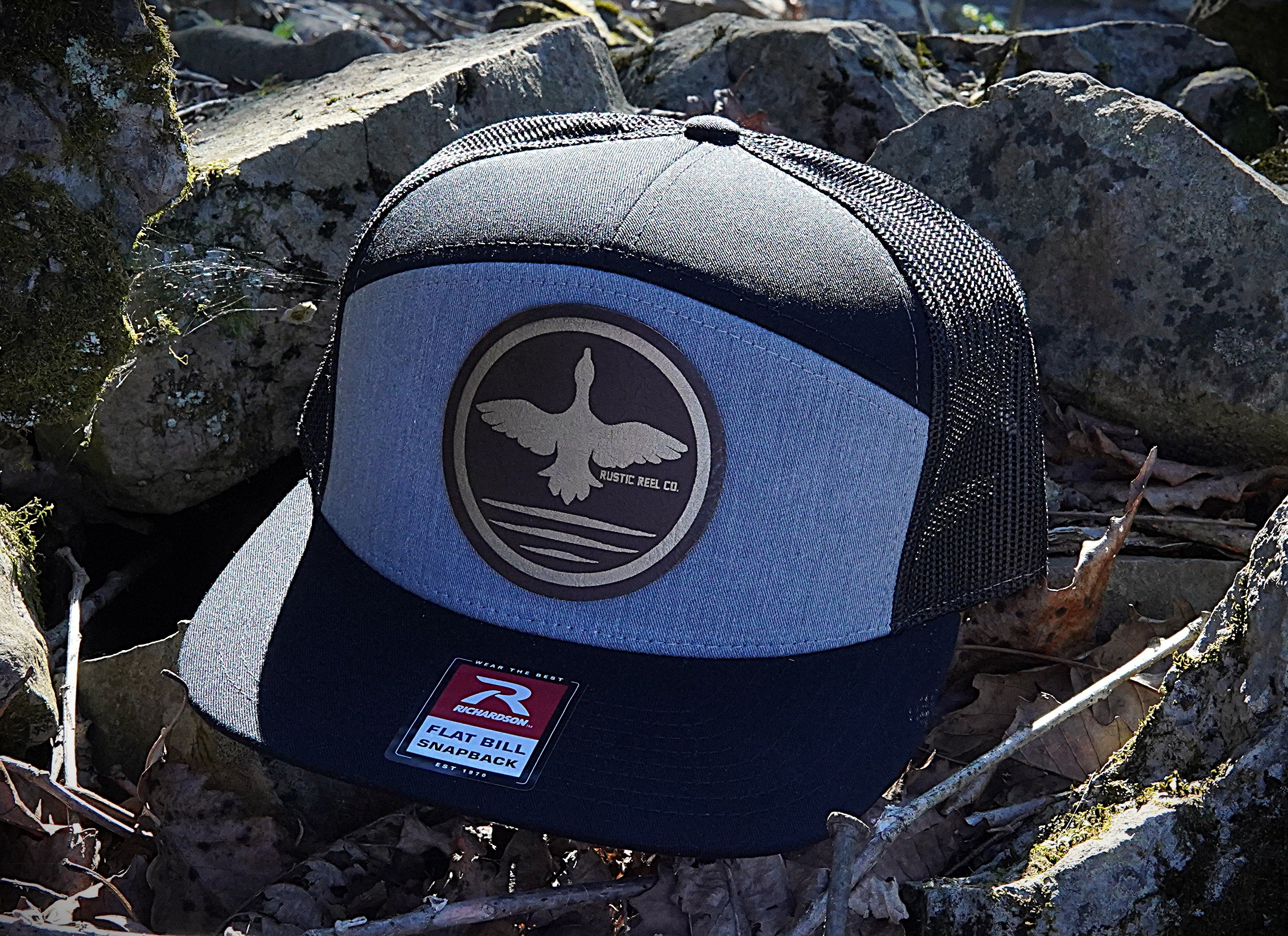 "Top Down Duck" Hat - Rustic Brown/Gold (Richardson 168)