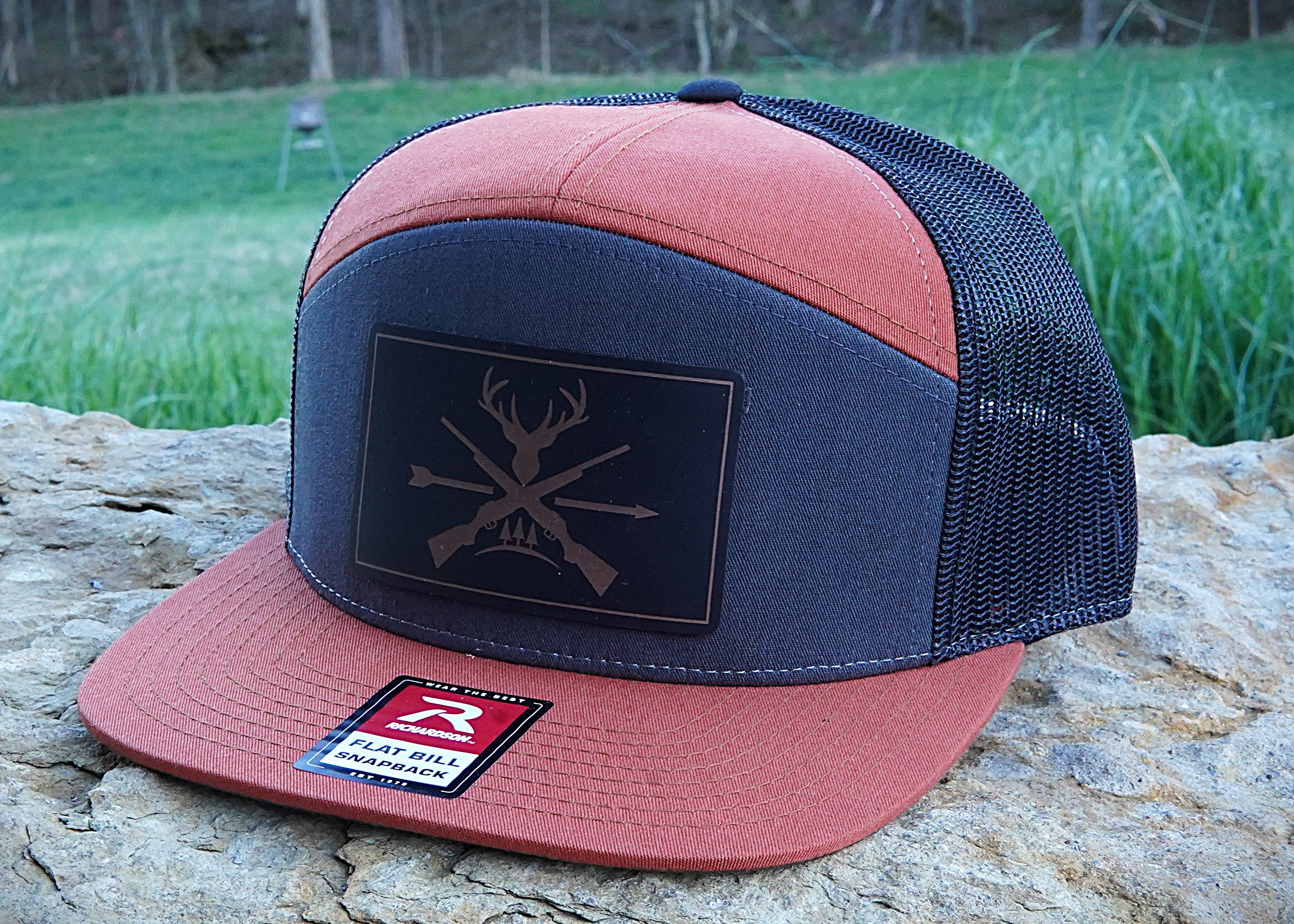 "Committed" Hat – Black/Copper (Richardson 168)