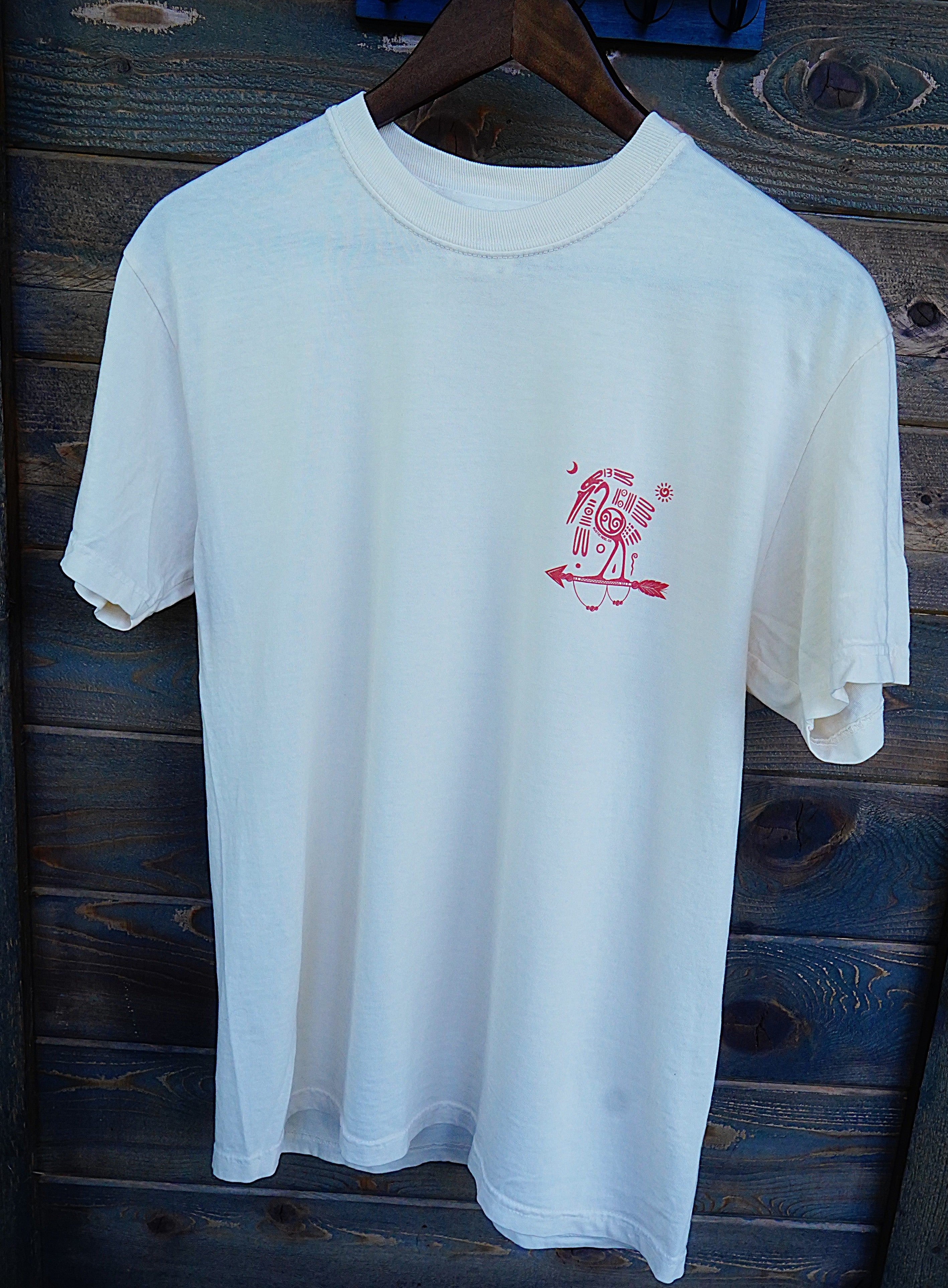 Tribal Crane Tee - Rustic Reel Co.
