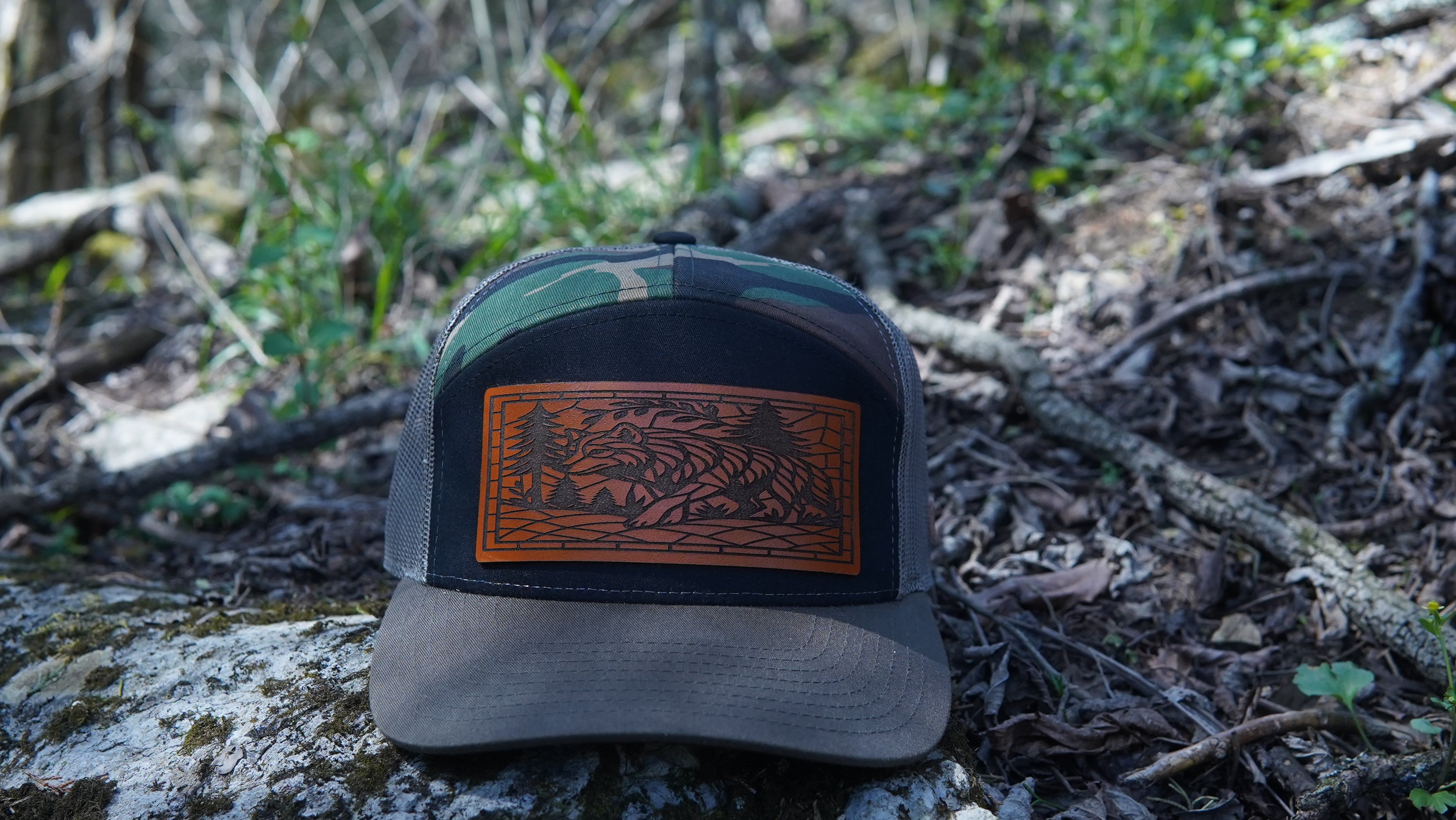 "Wolf of Walnut" Panoramic Hat (Richardson 168)