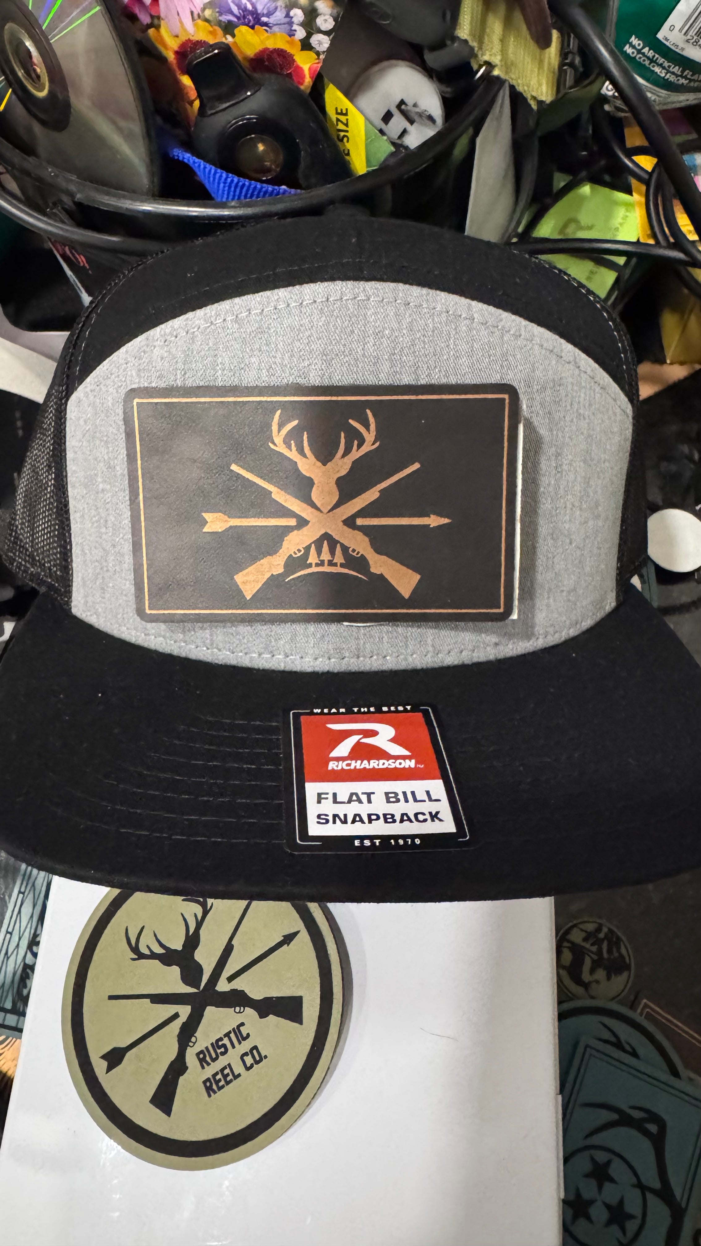 "Committed" Hat – Black/Copper (Richardson 168)