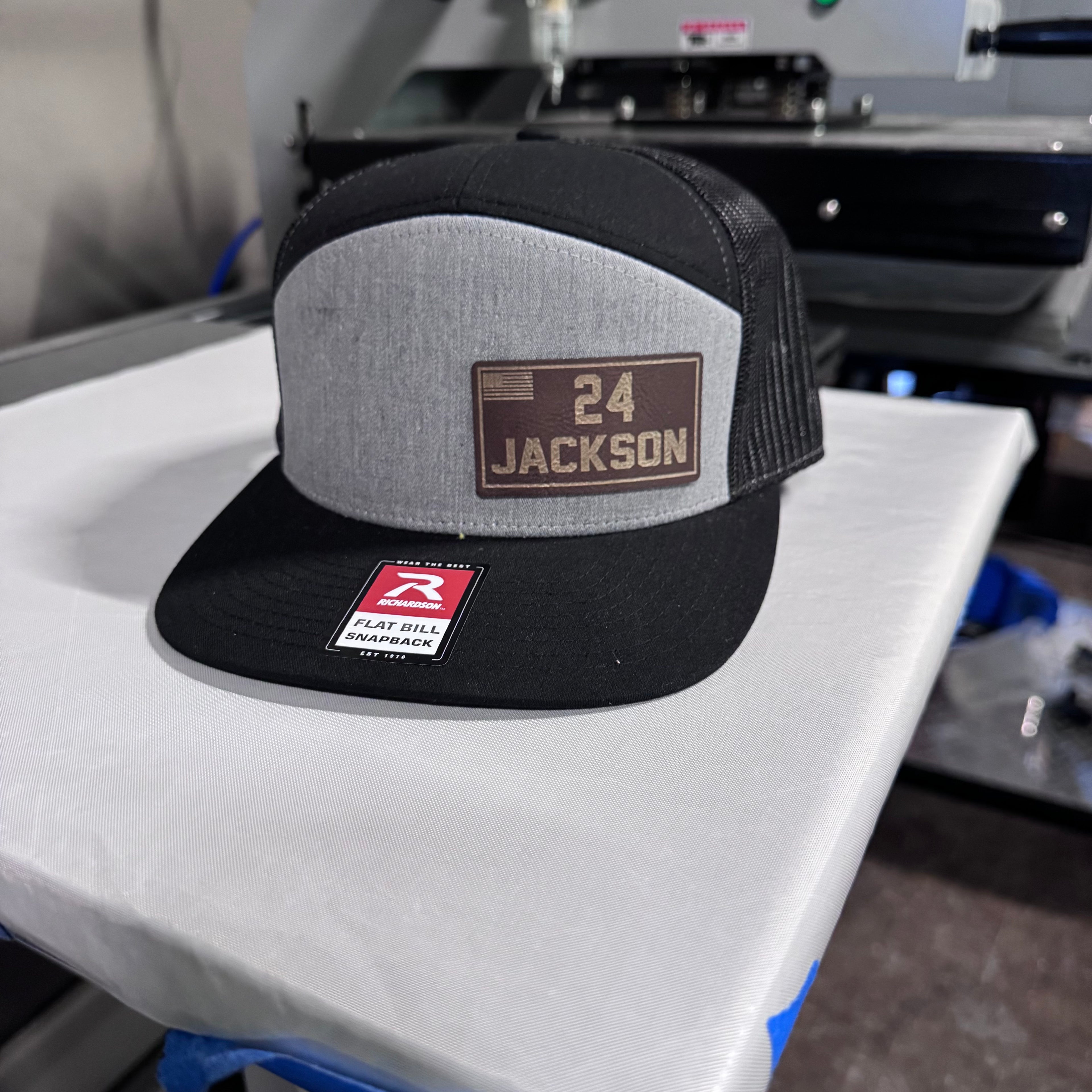 #1 Fan Hat – Richardson 168 - Seven Panel (Personalized)