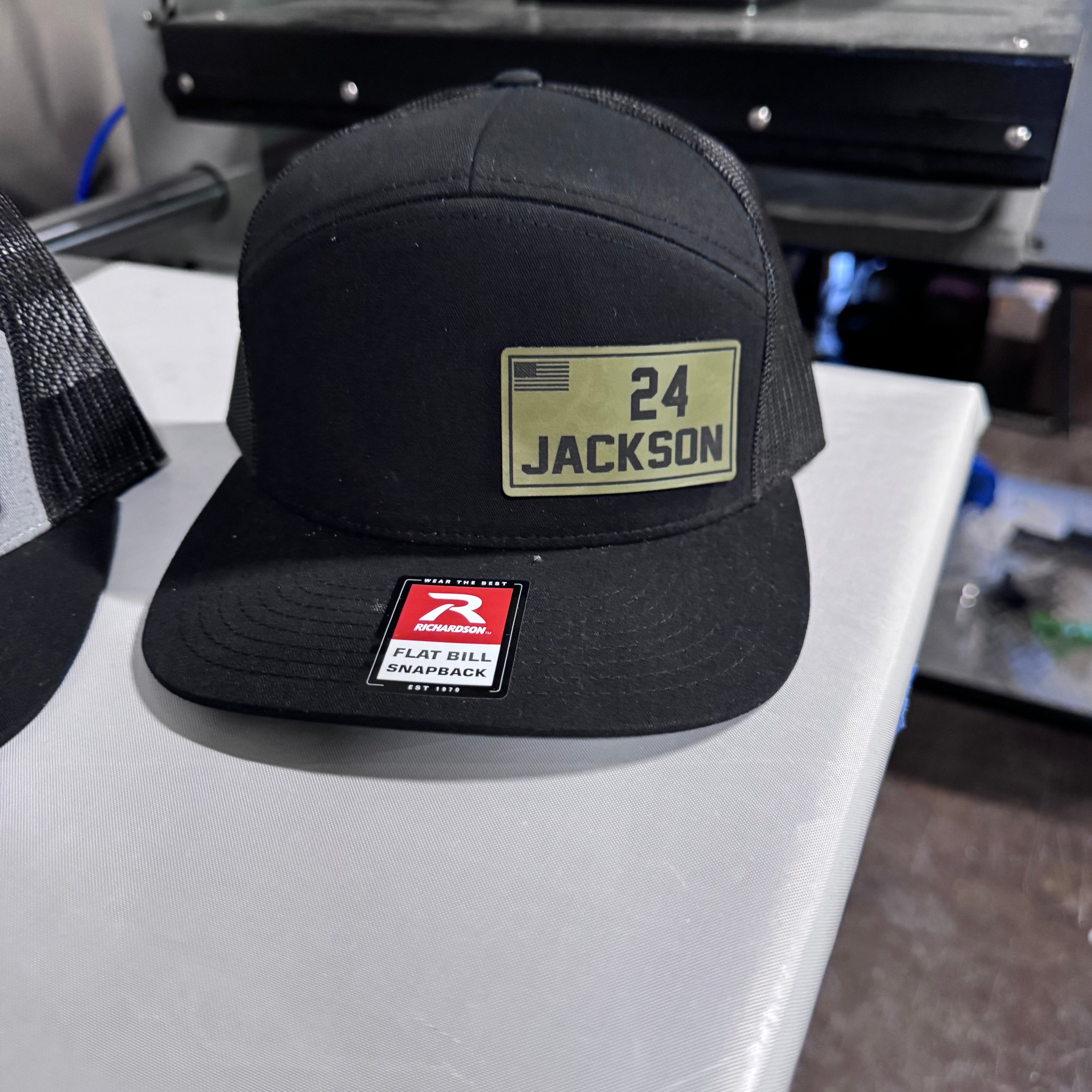 #1 Fan Hat – Richardson 168 - Seven Panel (Personalized)