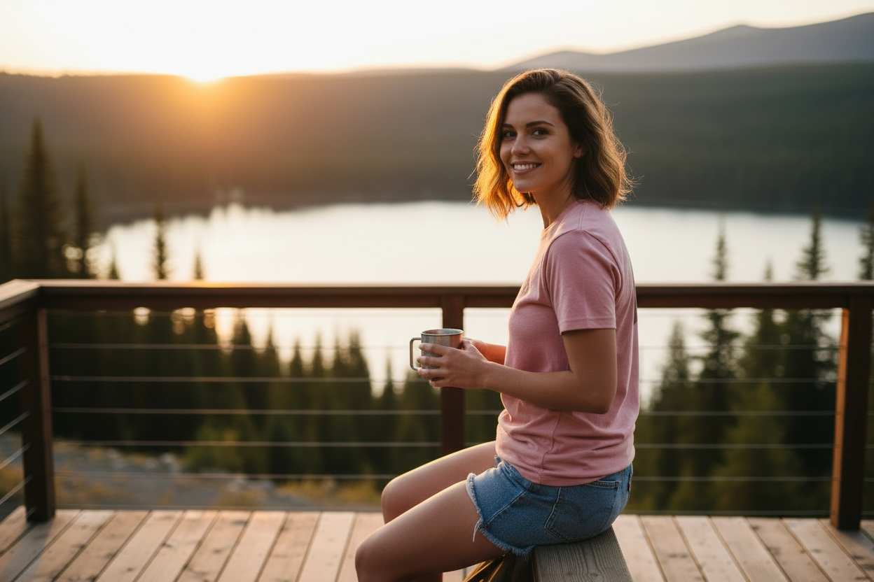 Mountain Circle Tee – Rustic Reel Co.