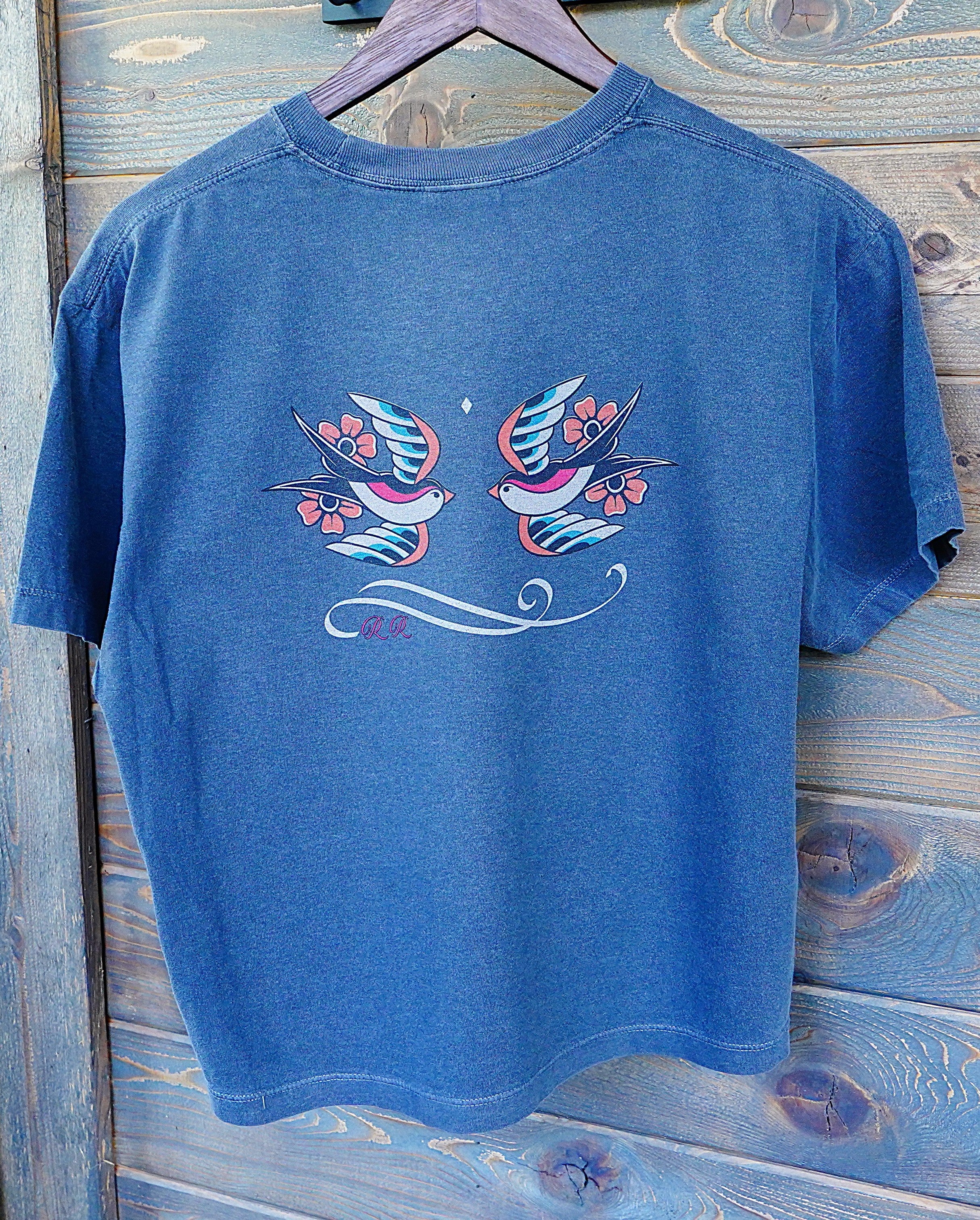 Sparrows Boxy Tee - Rustic Reel Co.