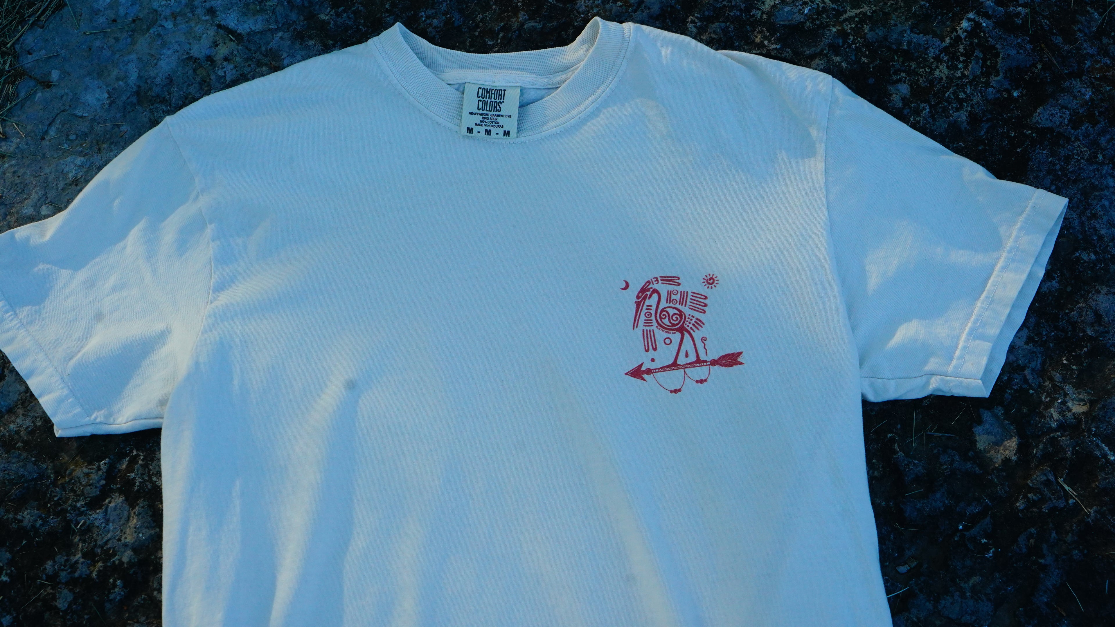 Tribal Crane Tee - Rustic Reel Co.